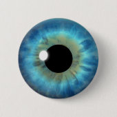 Custom Cool Blue Eye Iris Eyeball Fun Round Button (Voorkant)