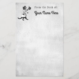 Custom Cool Cat  Grunge Art Briefpapier