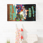 Custom Cool Monster Truck Boys Verjaardag Spandoek (Insitu)