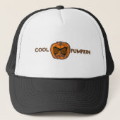 Custom Cool Pumpkin Halloween Trucker Pet (Voorkant)