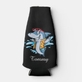 Custom Cool Shark Dude Flesjeskoeler (Voorkant)