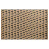 Custom Coonhound Dog Fabric Stof (Yard (91,4 cm))