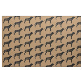 Custom Coonhound Dog Fabric Stof (Fat Quarter)
