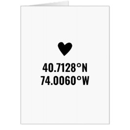 Custom Coordinates GPS Valentijnse  Jumbo Novelty