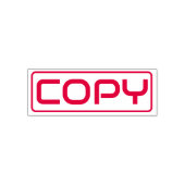 Custom Copy Business Stamp - Audiowide Zelfinktende Stempel (Design)