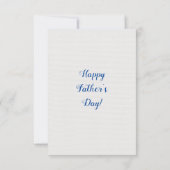 Custom Corgi papa hond beste gekke hond papa Bedankkaart (Achterkant)