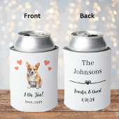 Custom Corgi Pet Wedding Koelbox Blikjeskoeler