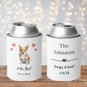Custom Corgi Pet Wedding Koelbox Blikjeskoeler