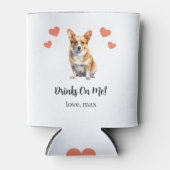 Custom Corgi Pet Wedding Koelbox Blikjeskoeler (Voorkant)