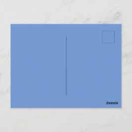 Custom Cornflower Blue Afbeelding-Perfect Standaar Briefkaart