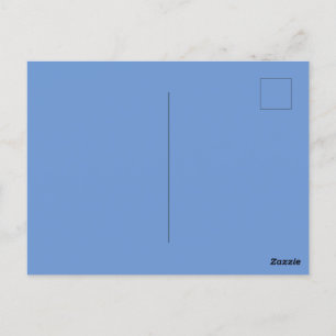 Custom Cornflower Blue Afbeelding-Perfect Standaar Briefkaart