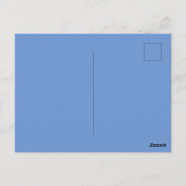 Custom Cornflower Blue Afbeelding-Perfect Standaar Briefkaart