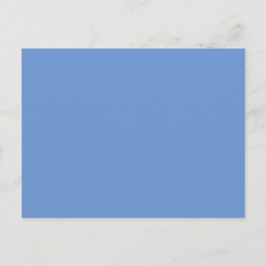 Custom Cornflower Blue Afbeelding-Perfect Standaar Briefkaart (Voorkant)