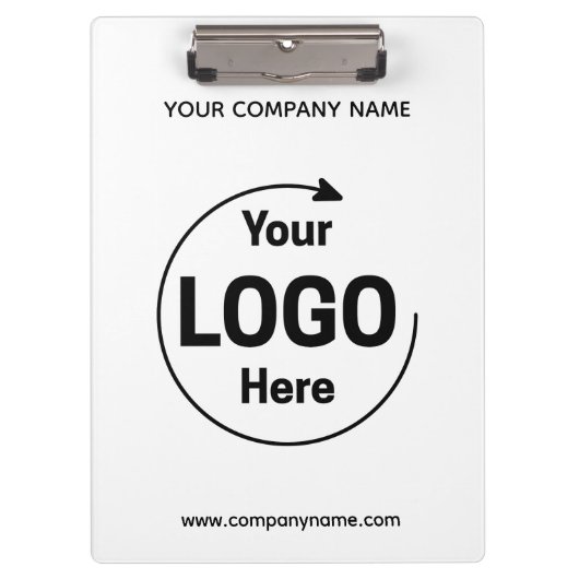 Custom Corporate Business Logo  Klembord (Voorkant)