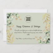 Custom Corporate Christmas Wenskaart 2025 Feestdagenkaart (Voorkant)