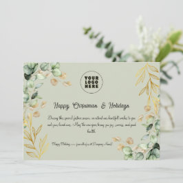 Custom Corporate Christmas Wenskaart 2025 Feestdagenkaart