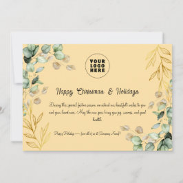 Custom Corporate Christmas Wenskaart 2025 Feestdagenkaart