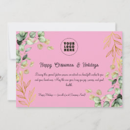 Custom Corporate Christmas Wenskaart 2025 Feestdagenkaart