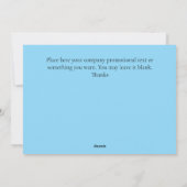 Custom Corporate Christmas Wenskaart 2025 Feestdagenkaart (Achterkant)