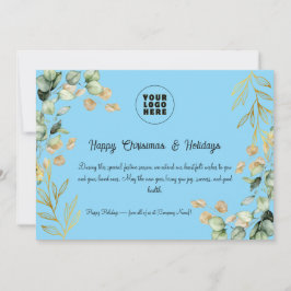 Custom Corporate Christmas Wenskaart 2025 Feestdagenkaart