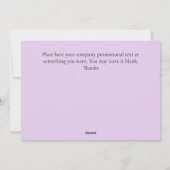 Custom Corporate Christmas Wenskaart 2025 Feestdagenkaart (Achterkant)