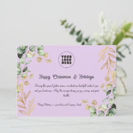 Custom Corporate Christmas Wenskaart 2025 Feestdagenkaart