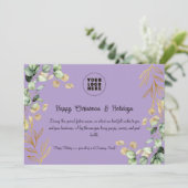 Custom Corporate Christmas Wenskaart 2025 Feestdagenkaart (Staand voorkant)