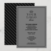 Custom Corporate Company Event | Partij Kaart (Voorkant / Achterkant)