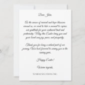 Custom Corporate Easter Greetings Card Kaart (Achterkant)