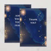 Custom Corporate Thank You Card – Uw Logo toevoege Bedankkaart (Voorkant / Achterkant)
