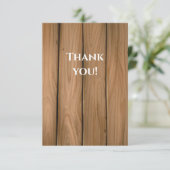 Custom Corporate Thank You Card – Uw Logo toevoege Bedankkaart (Staand voorkant)