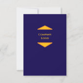 Custom Corporate Thank You Card – Voeg uw Logo toe Bedankkaart (Achterkant)