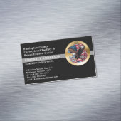 Custom Correctional Department Gevangeniswacht Log Magnetisch Visitekaartje (Voorbeeld)