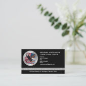 Custom Corrections Officer Bailiff Badge Jail Logo Visitekaartje (Staand voorkant)