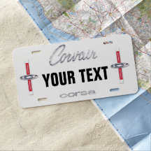 CUSTOM Corvair CORSA-licentie Bord