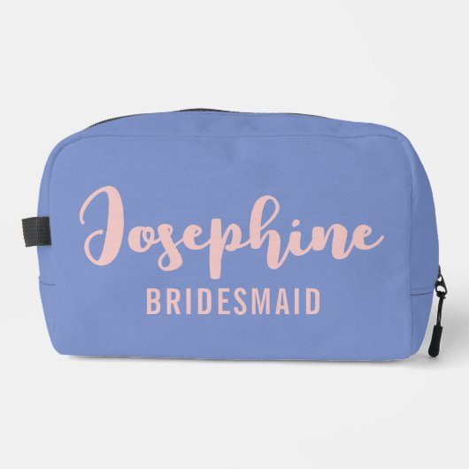 Custom Cosmetic Bag Gift for Bridal Party & Bride Toilettasje (Voorkant)