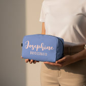 Custom Cosmetic Bag Gift for Bridal Party & Bride Toilettasje