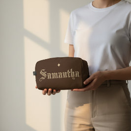 Custom Cosmetic Bag Gift for Mom, Grandma, or Girl Toilettasje