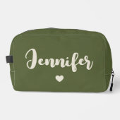 Custom Cosmetic Bag Gift for Women or Bridesmaids Toilettasje (Voorkant)