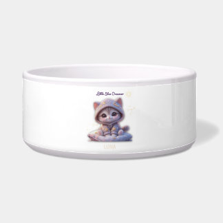Custom Cosmic Cat Pet Bowl – Personalized pet bowl Voerbakje