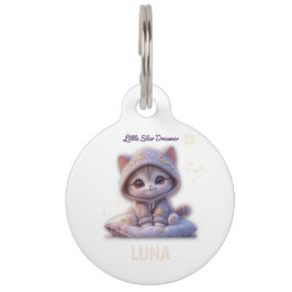 Custom Cosmic Pet Collar Tag – Personalized PetTag Huisdierpenning