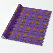 custom cougar cadeaupapier (Uitgerold)