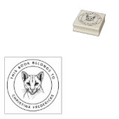 Custom Cougar Cat Dit boek behoort tot de naam van Rubberstempel (Gestempeld)