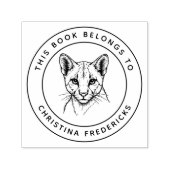 Custom Cougar Cat Dit boek behoort tot de naam van Zelfinktende Stempel (Design)