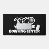 Custom counter desk mat for bowling center (Keyboard & Muis)
