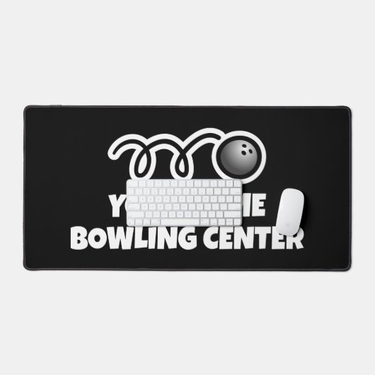 Custom counter desk mat for bowling center (Keyboard & Muis)