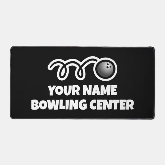 Custom counter desk mat for bowling center (Voorkant)