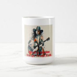 Custom Country Girl Gitarist Art Inspirerend Koffiemok