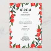 CUSTOM Countryside Meal met een Uitzicht Art Menu (Achterkant)