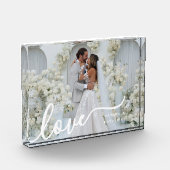 Custom Couple Love Script Photo Block Fotoblokken (Links)